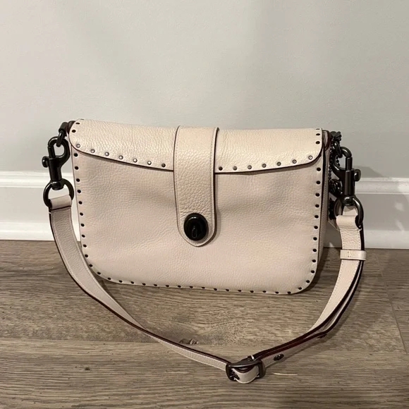 Coach Paige Shoulder Bag in Chalk - Picture 1 of 9